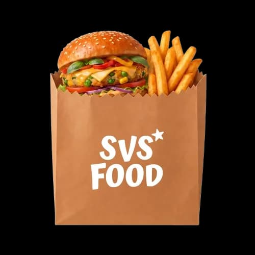 SVS Food bag with burger and fries
